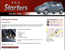 Tablet Screenshot of bandrstarters.com